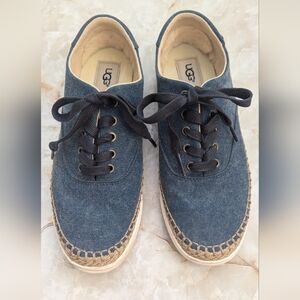 Ugg Woman's Denim Sneakers Size 8.5